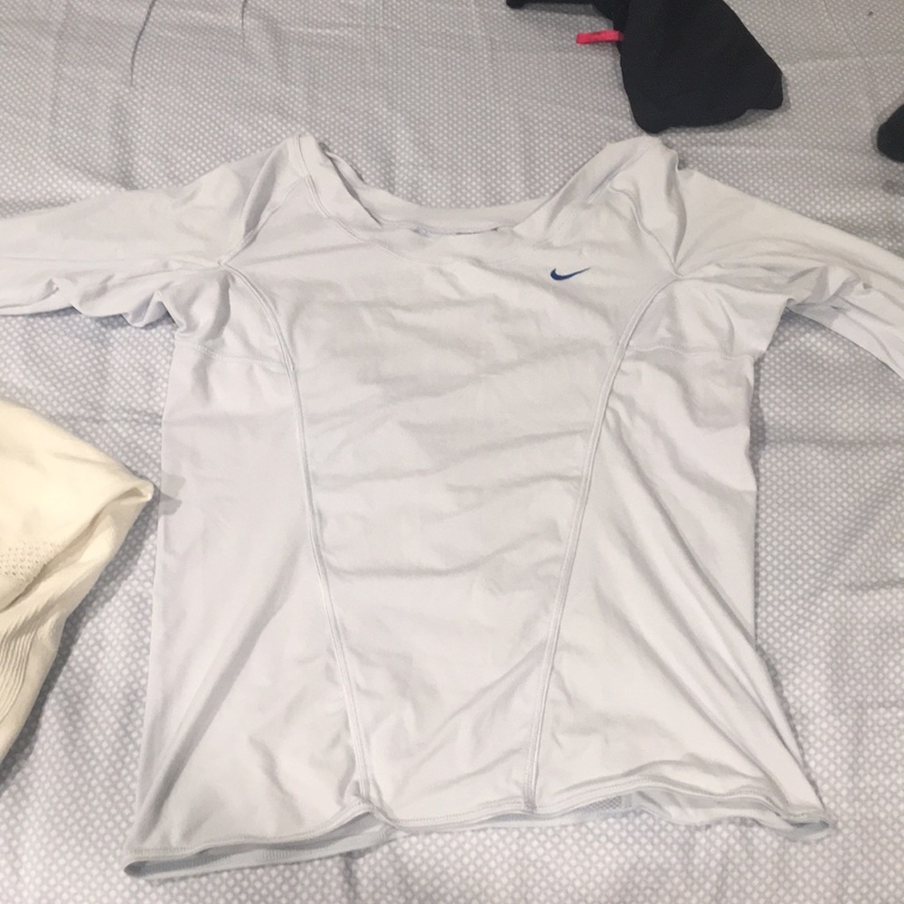 Light blue long sleeve top